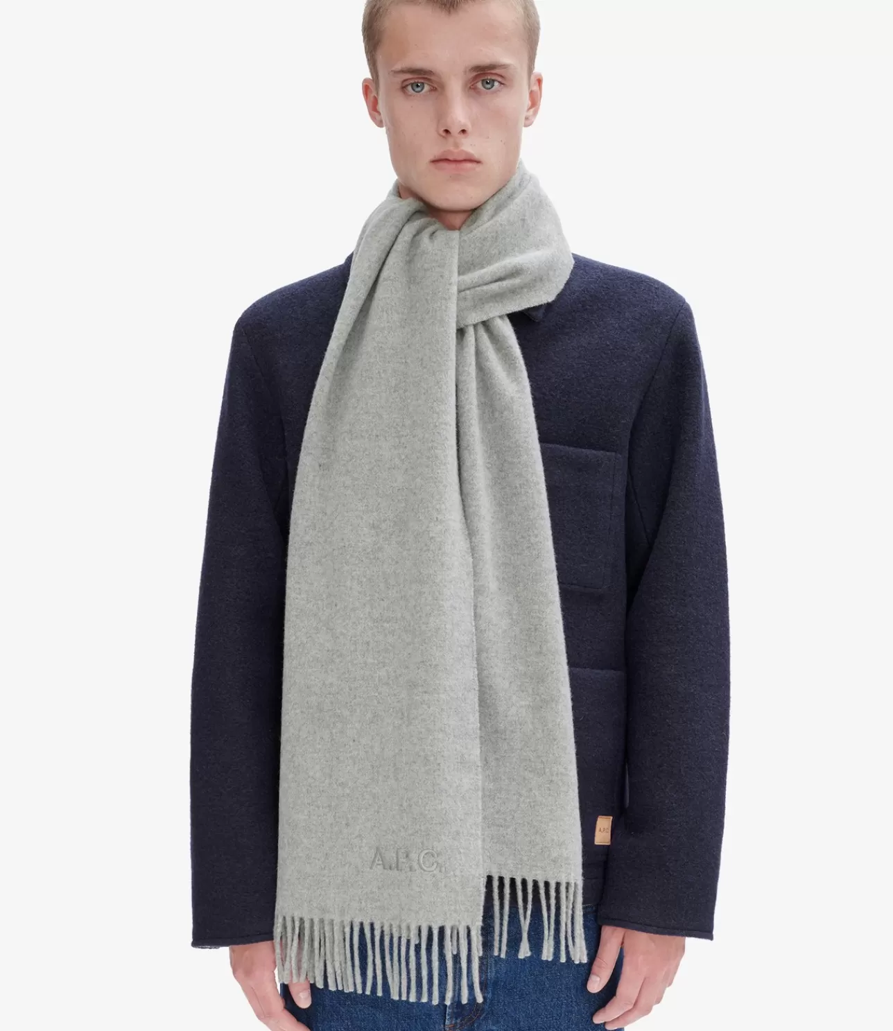 Women A.P.C. Alix Brodu00e9e scarf