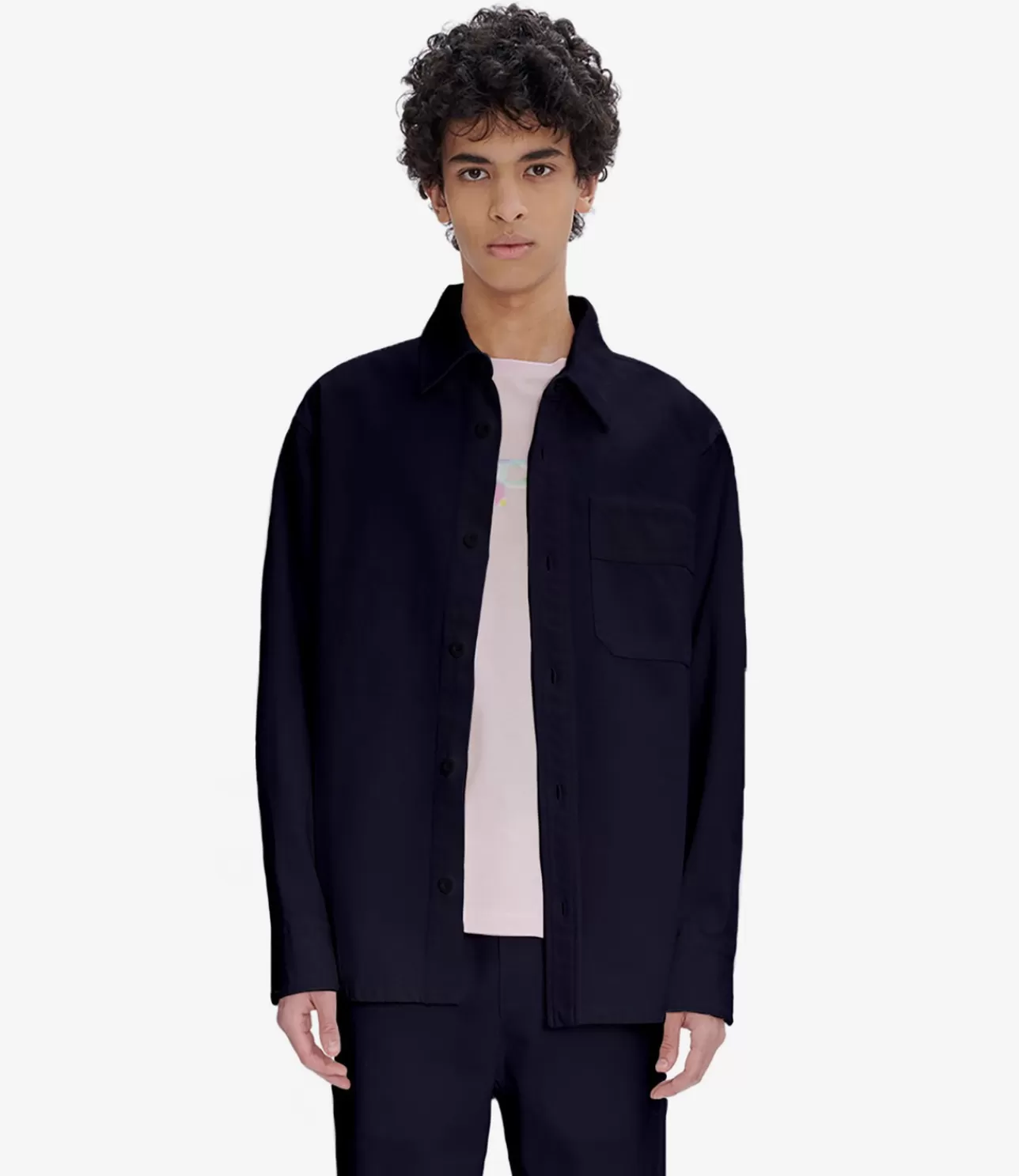 A.P.C. Basile Brodu00e9e Poitrine overshirt