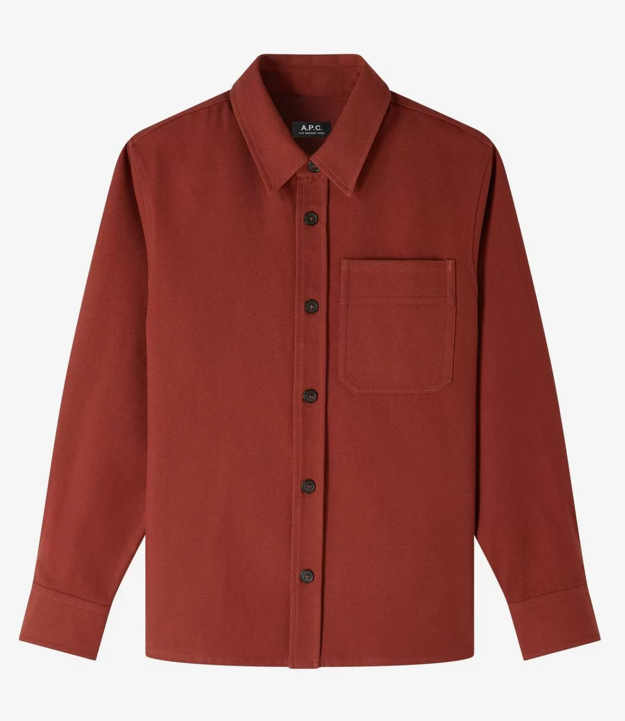 A.P.C. Basile Brodu00e9e Poitrine overshirt