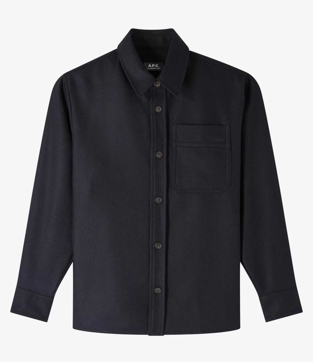 A.P.C. Basile Brodu00e9e Poitrine overshirt