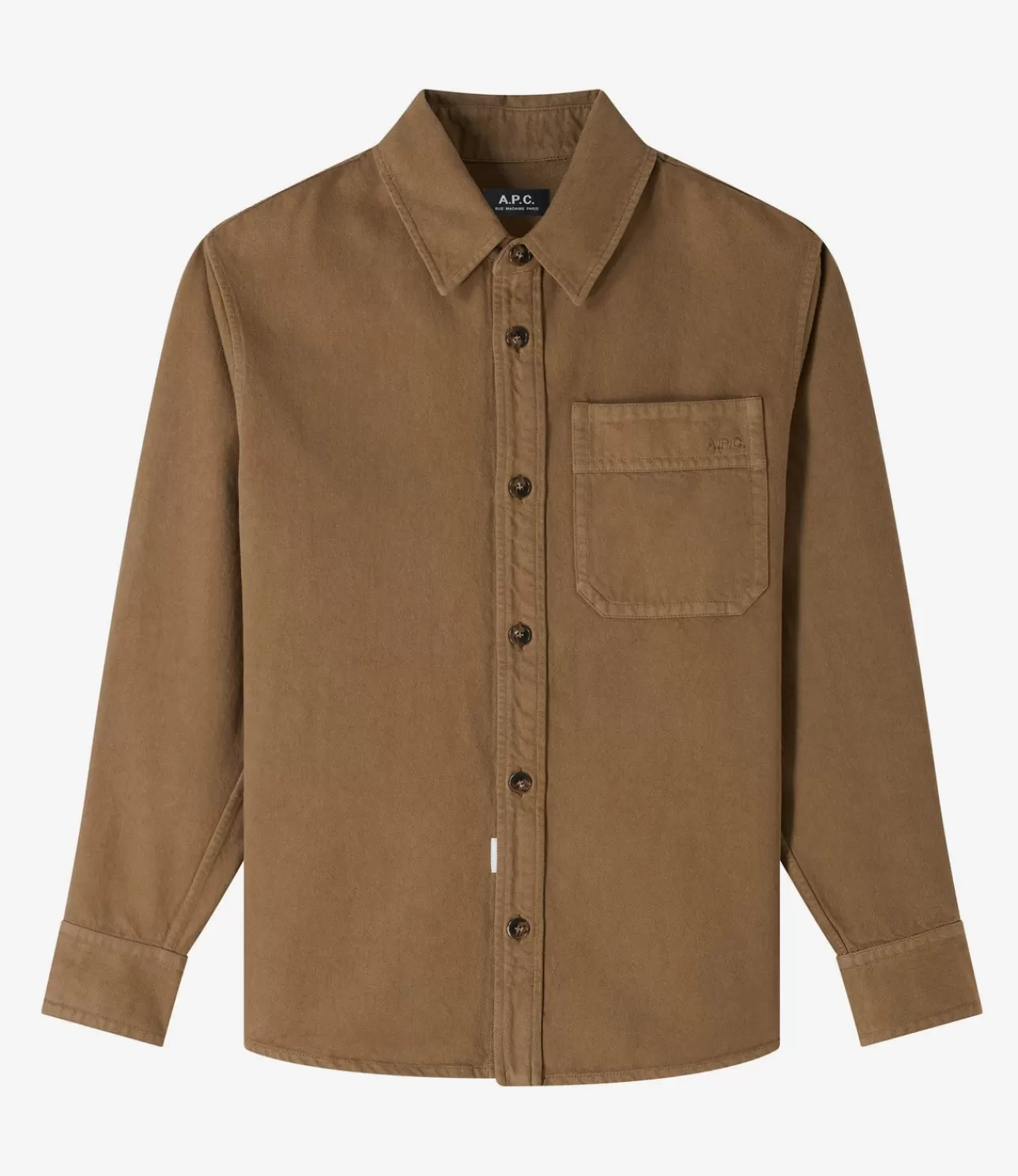 A.P.C. Basile Brodu00e9e Poitrine overshirt