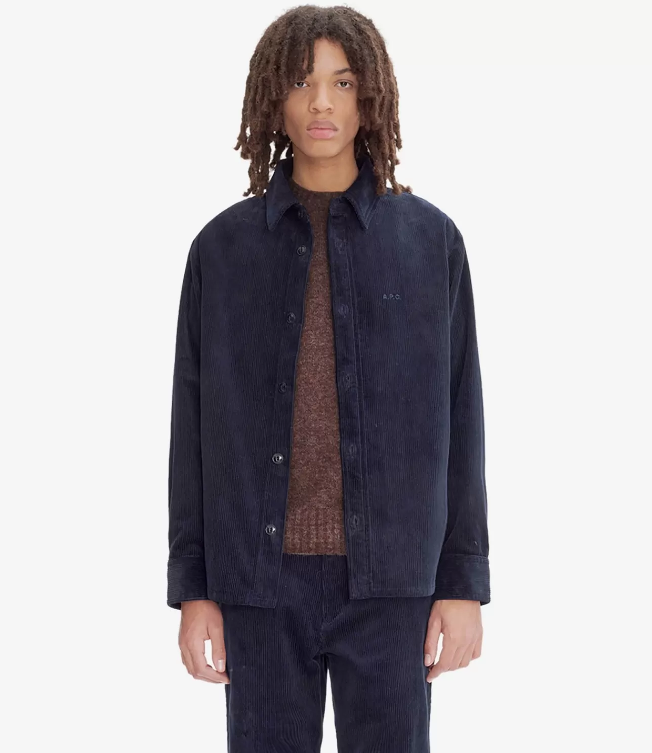 A.P.C. Bobby Logo overshirt