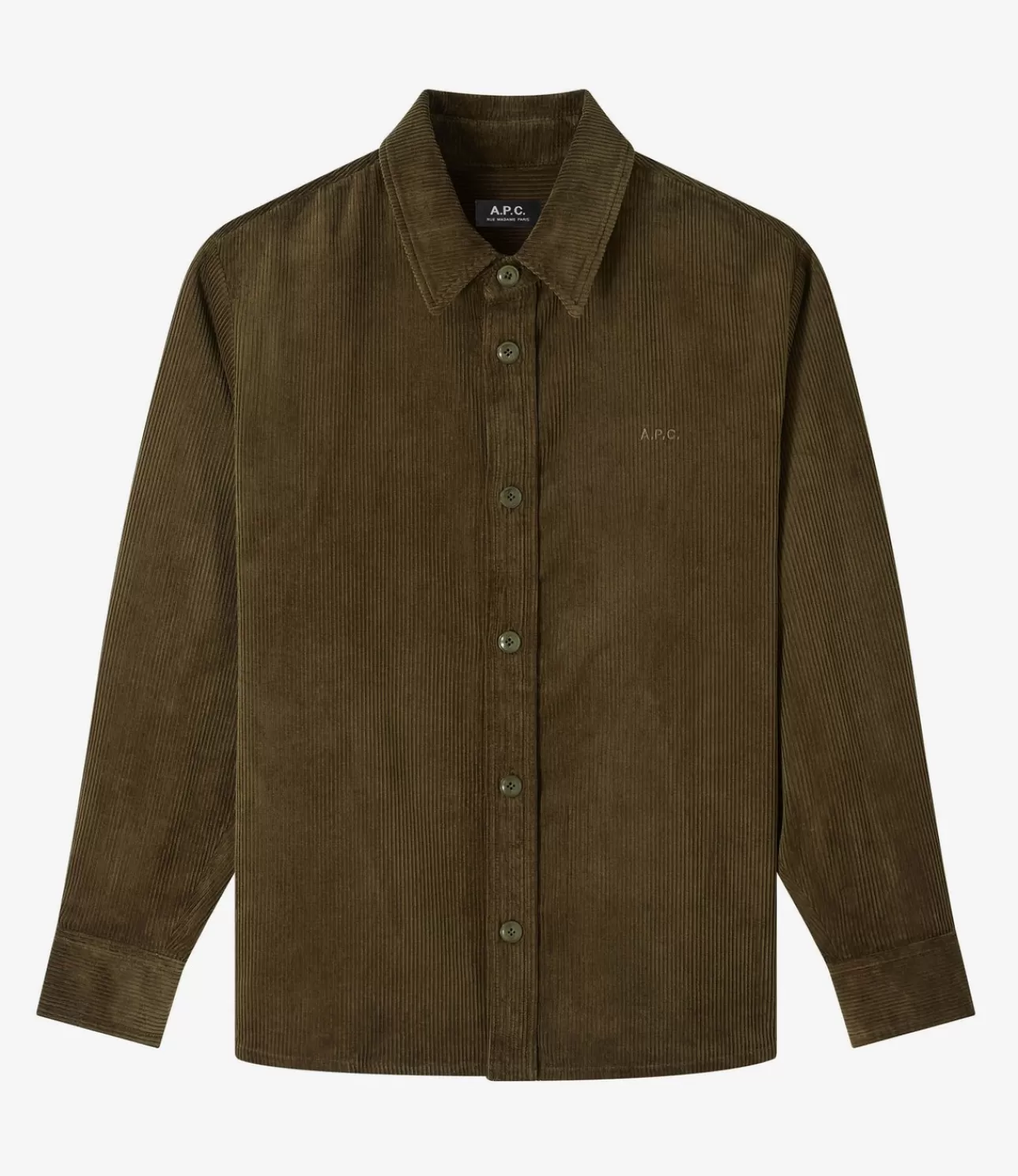 A.P.C. Bobby Logo overshirt