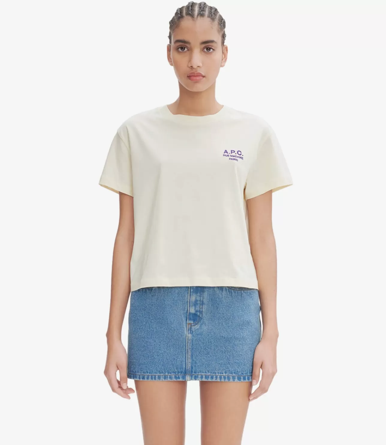 Women A.P.C. Boxy Rue Madame T-shirt