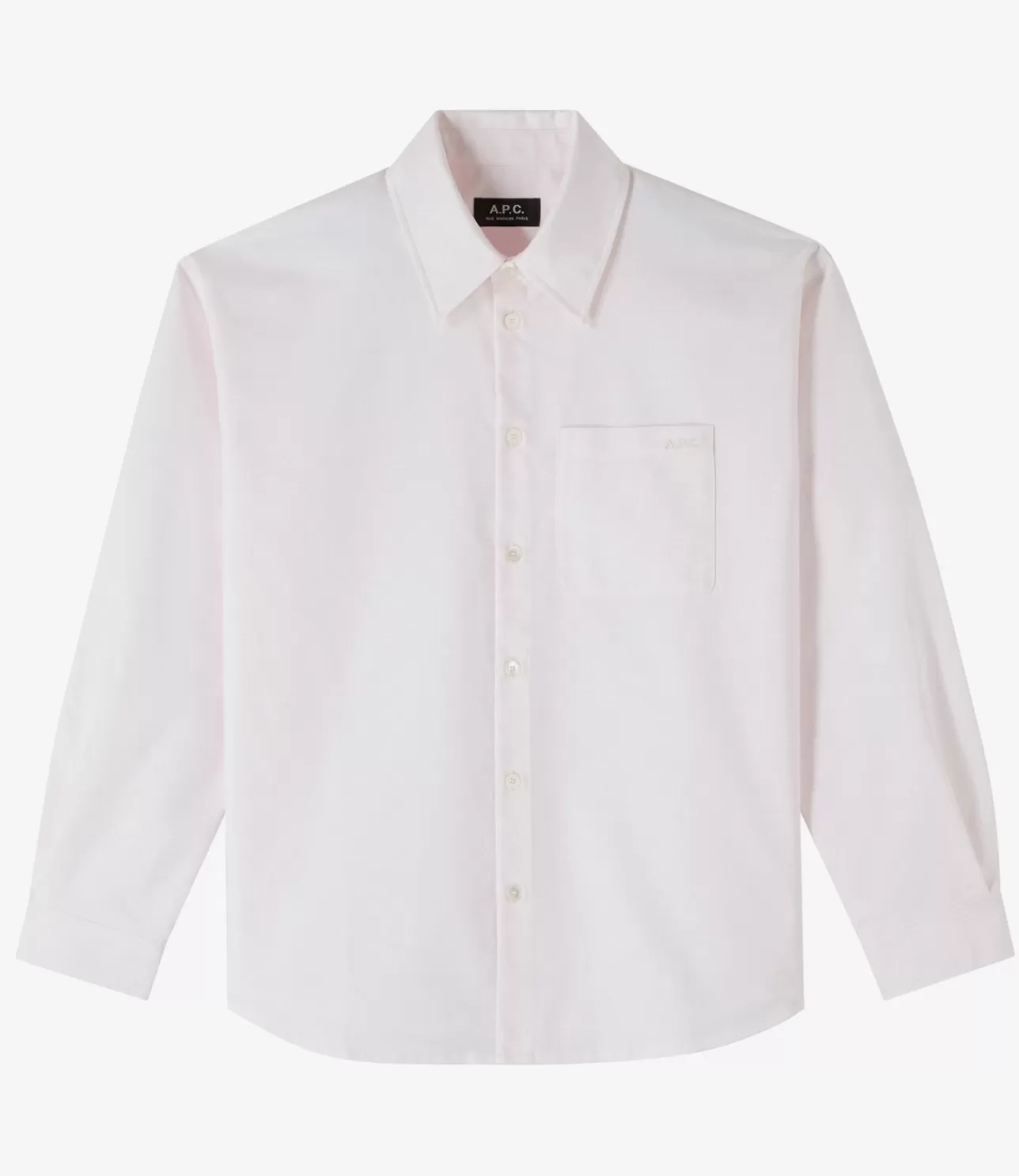 Women A.P.C. Boyfriend Brodu00e9e shirt