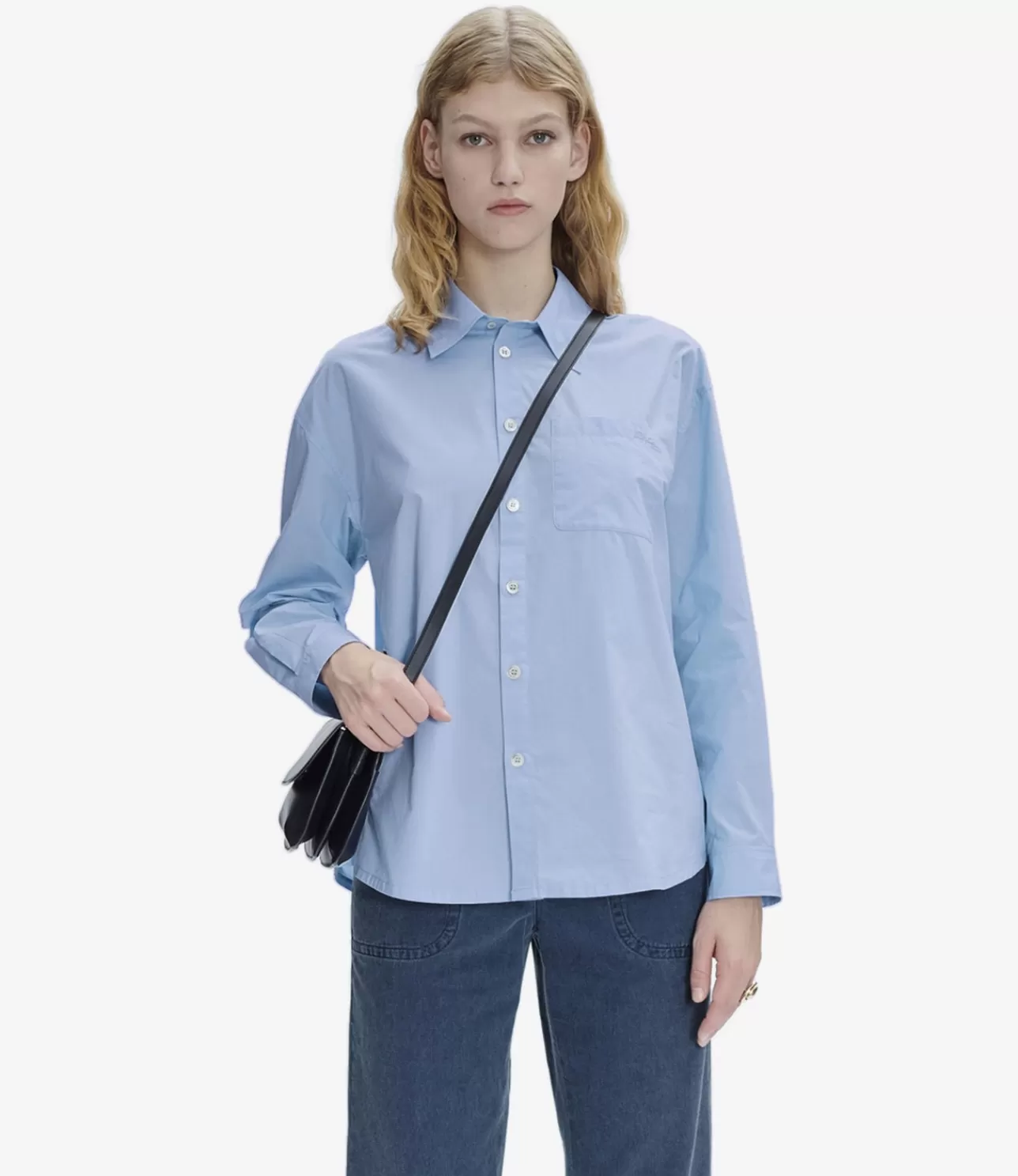 Women A.P.C. Boyfriend Logo shirt