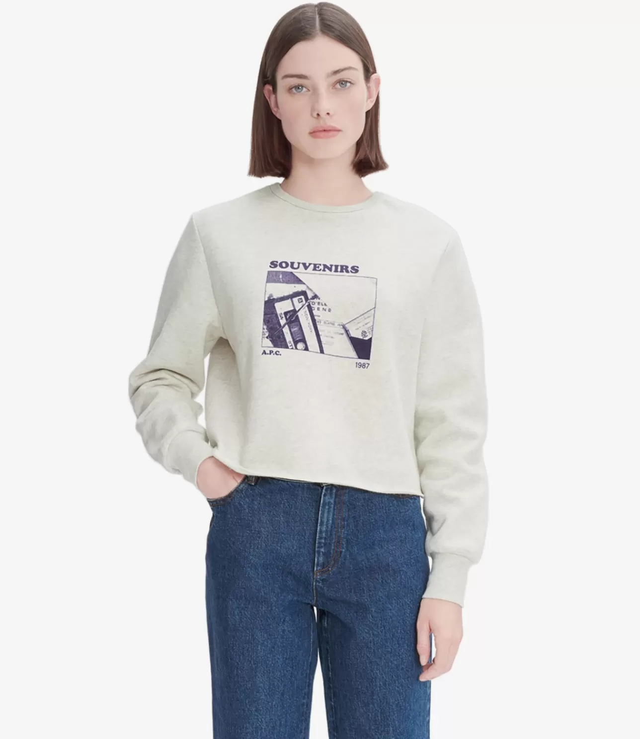 Women A.P.C. Cassettes sweatshirt