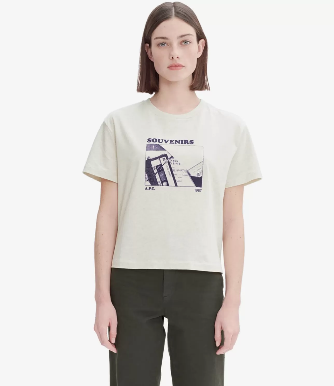 Women A.P.C. Cassettes T-shirt