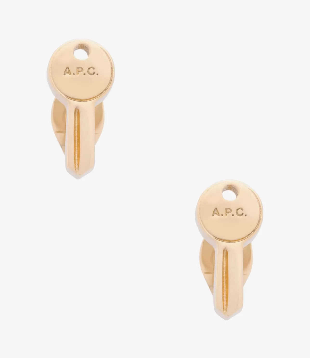 Women A.P.C. Clef stud earrings