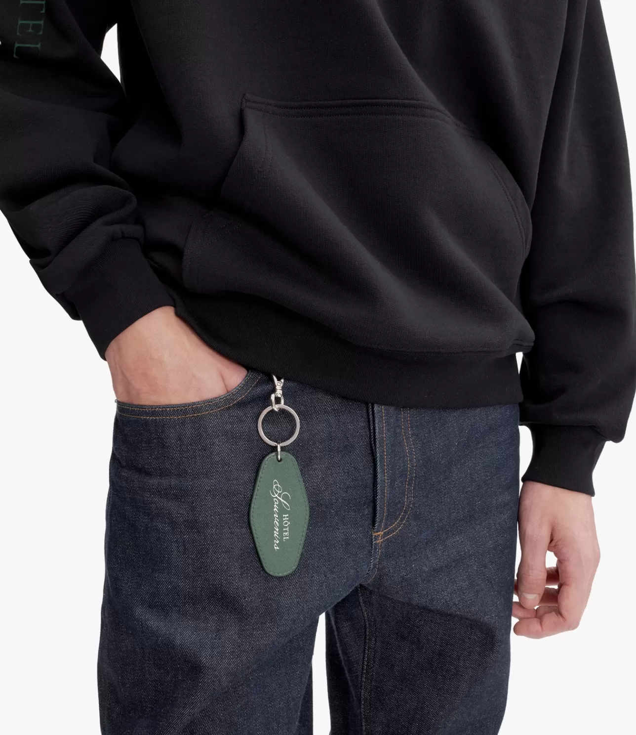 A.P.C. JJJJound Hu00f4tel key ring