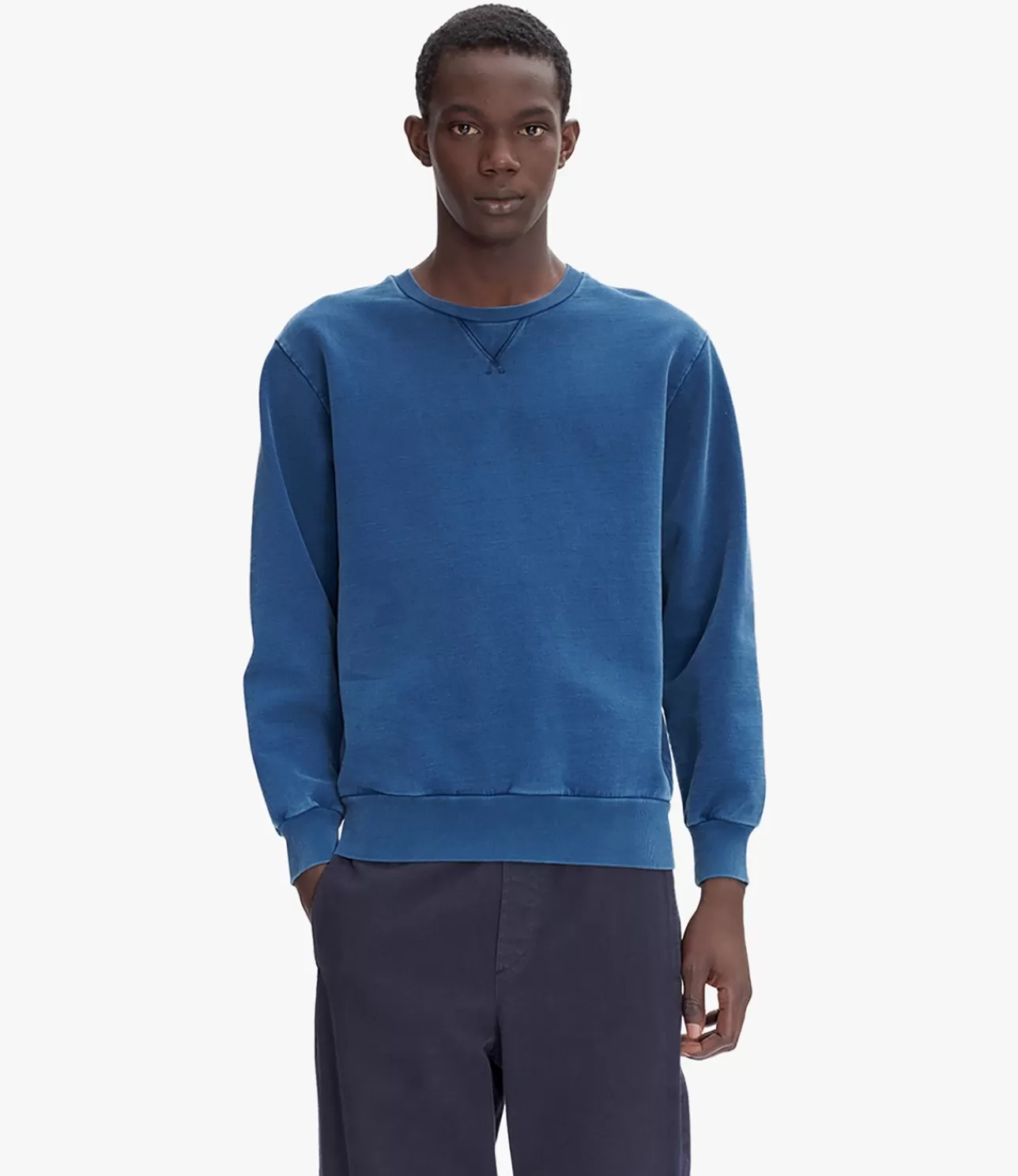 A.P.C. Label F Garment Dye sweatshirt