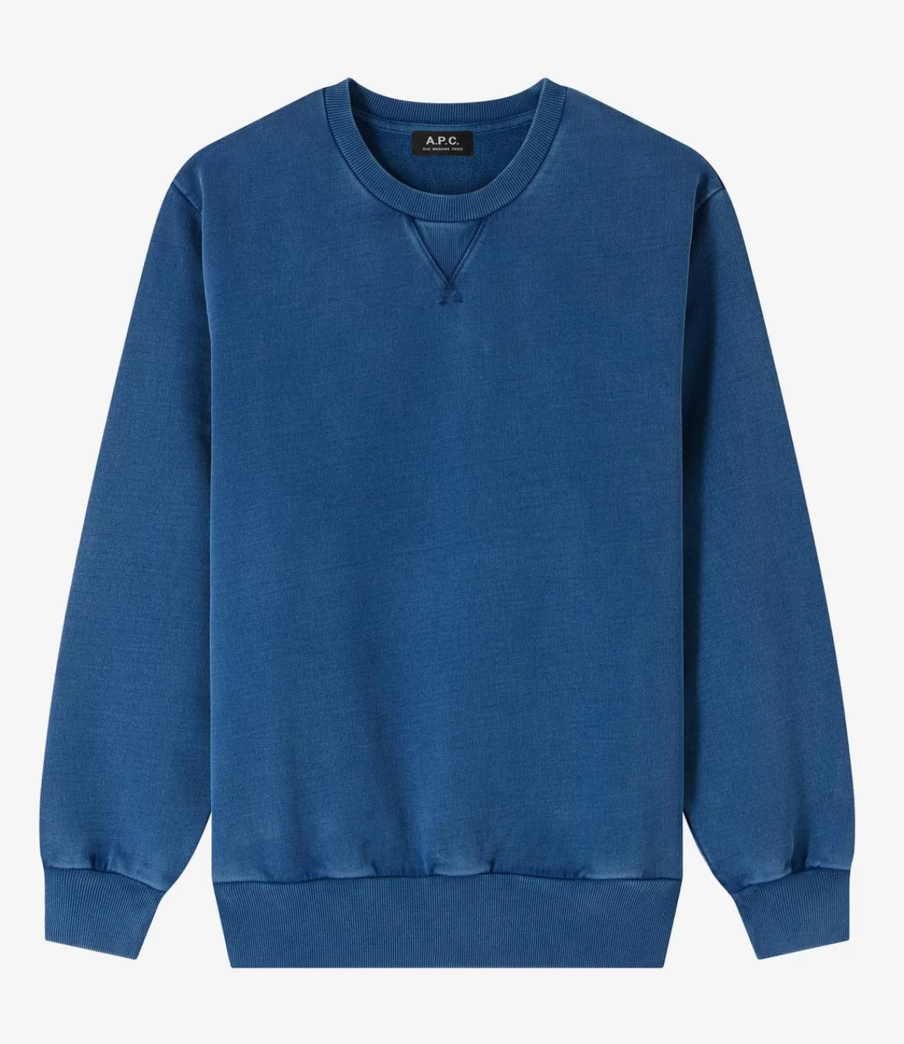 A.P.C. Label F Garment Dye sweatshirt