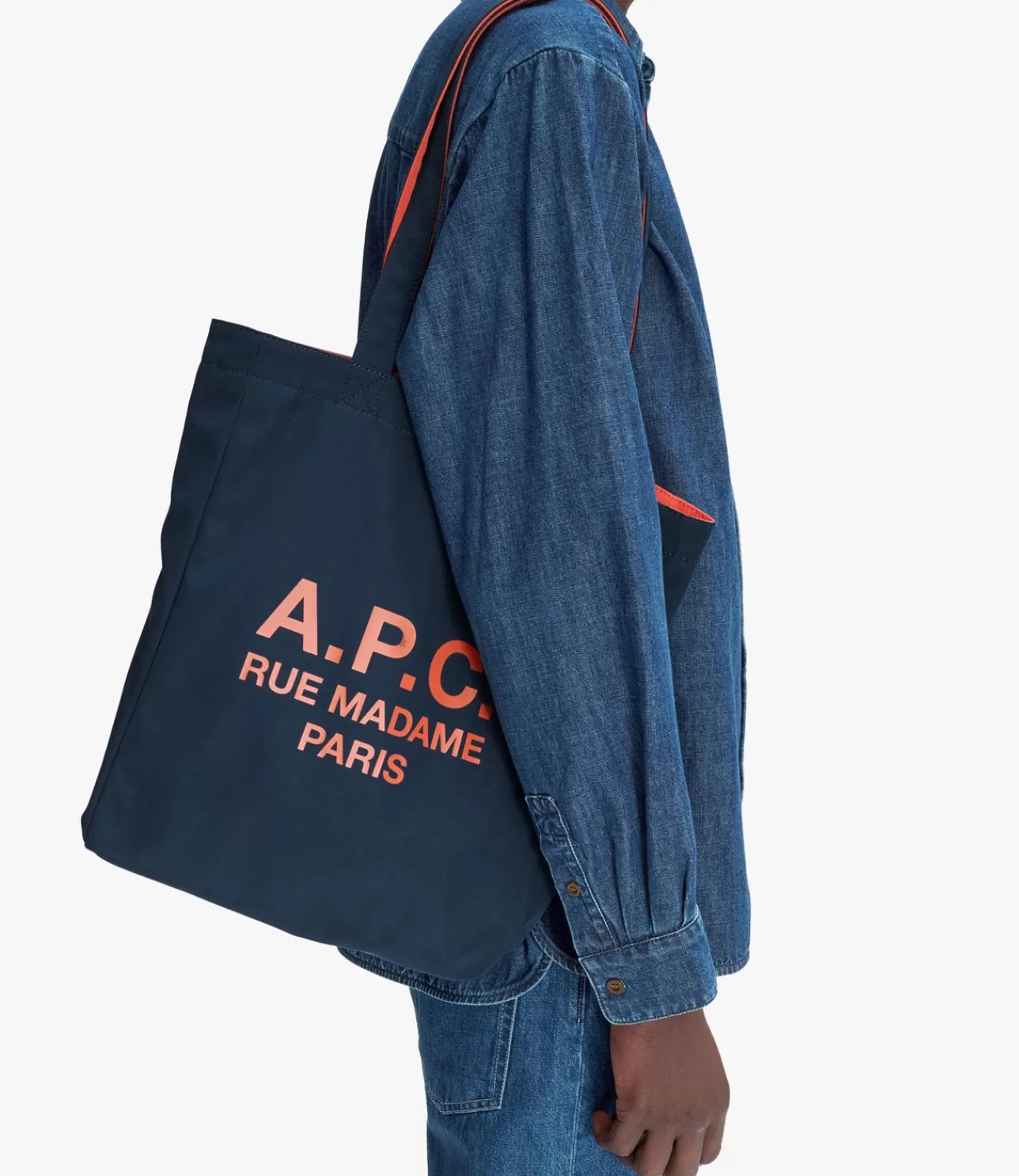 A.P.C. Lou Rue Madame reversible tote bag