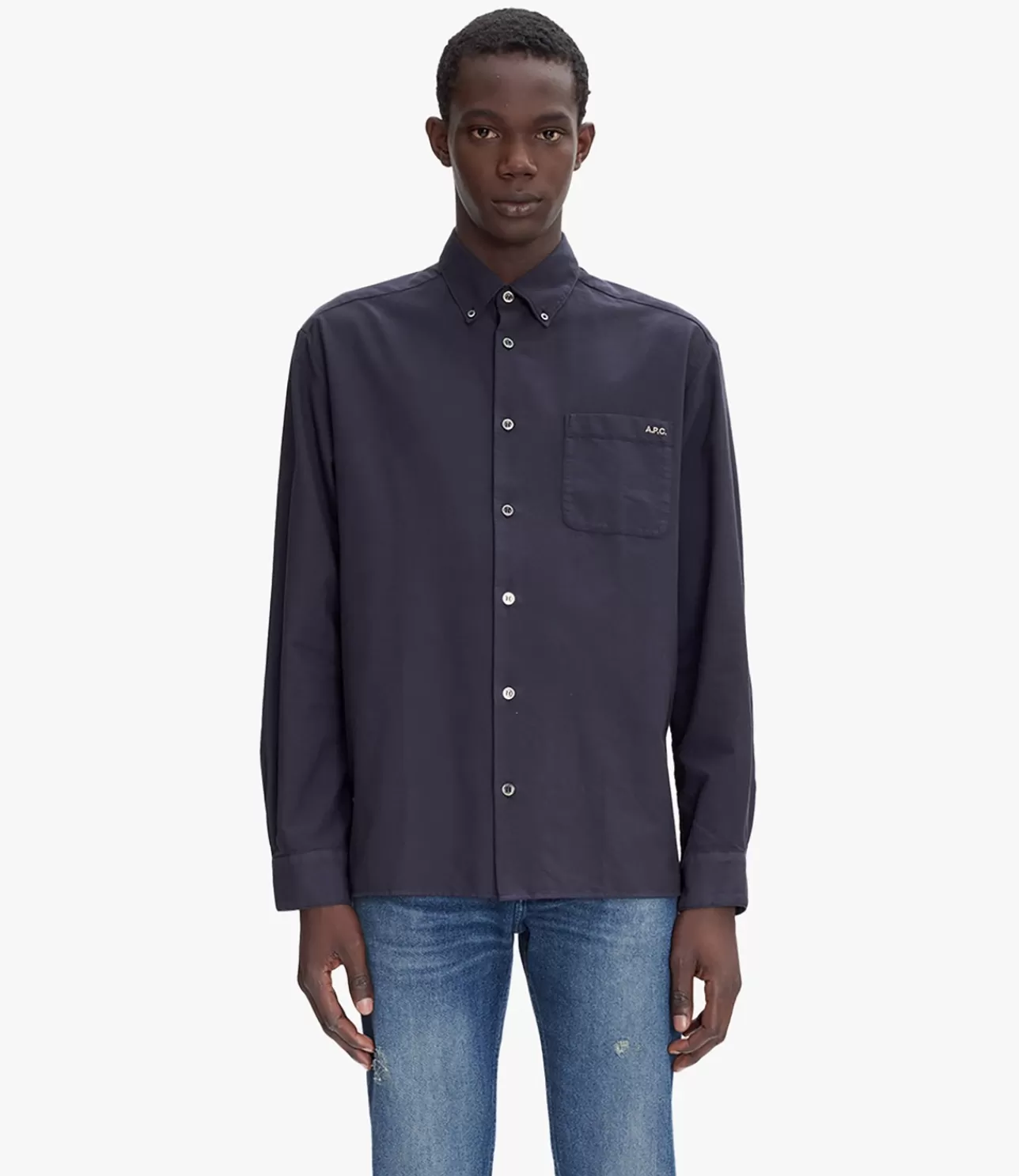 A.P.C. Mateo Logo shirt