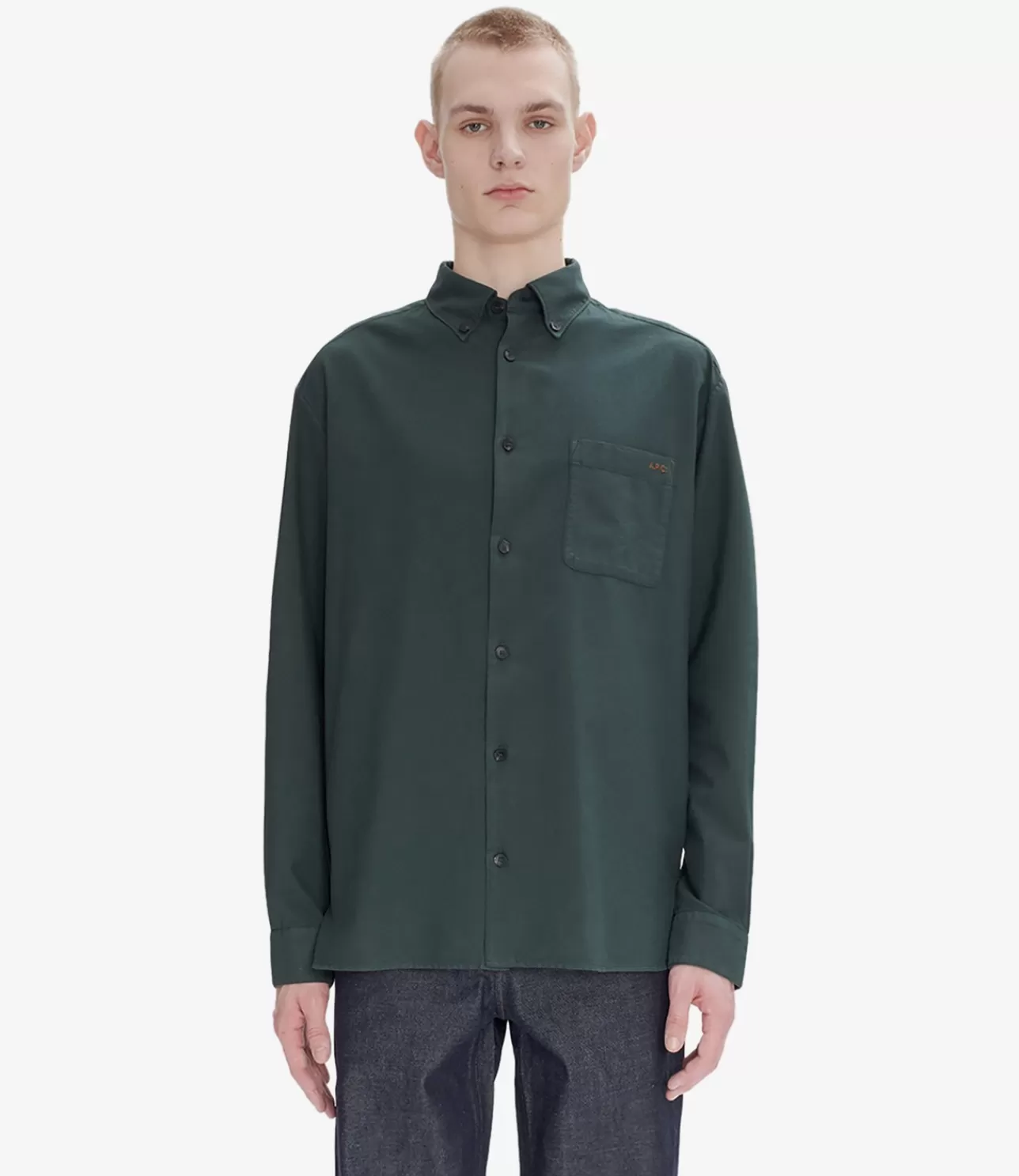 A.P.C. Mateo Logo shirt