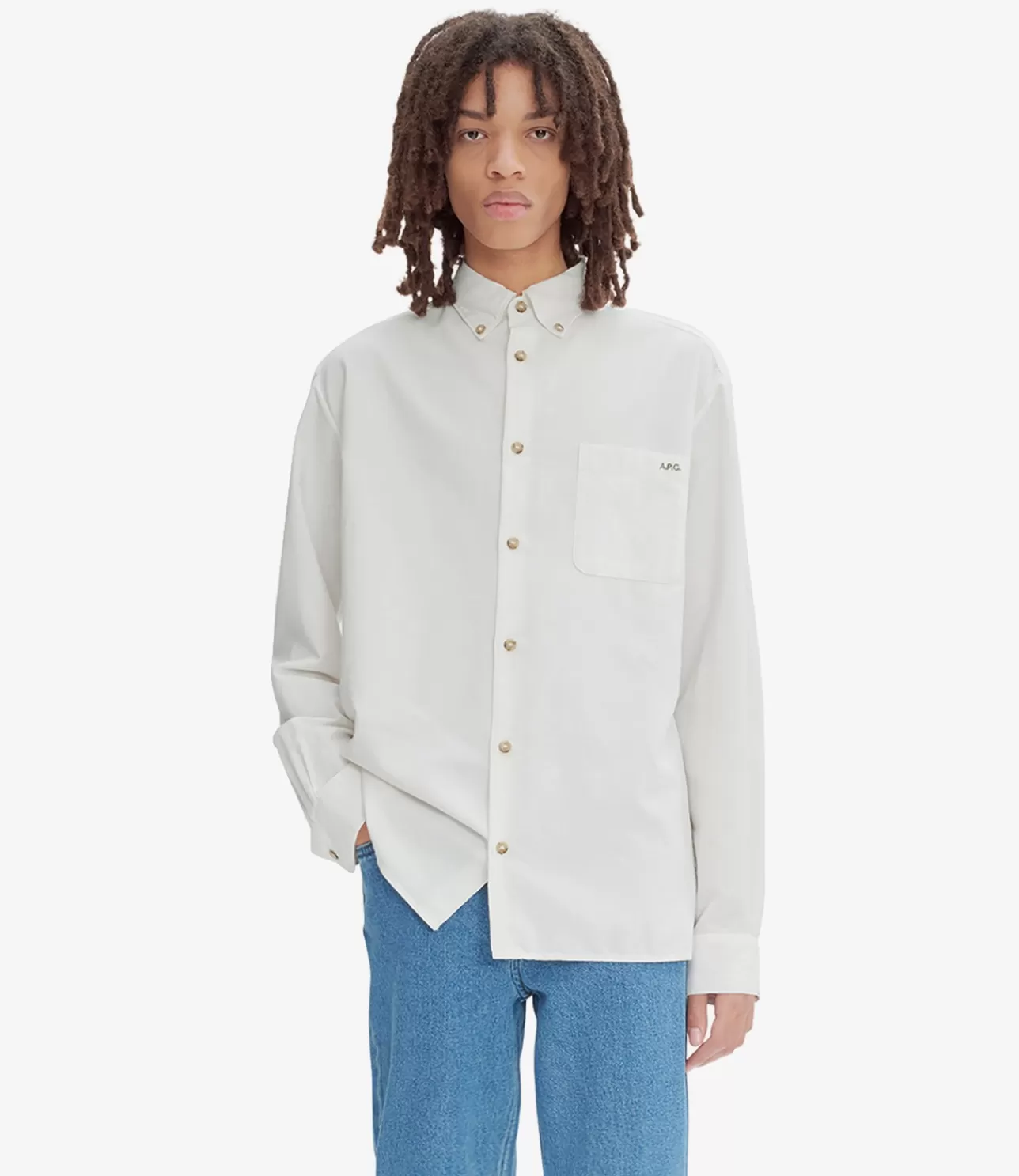 A.P.C. Mateo Logo shirt