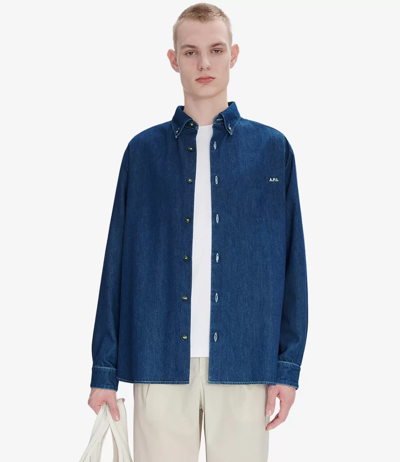 A.P.C. Mathias Logo shirt