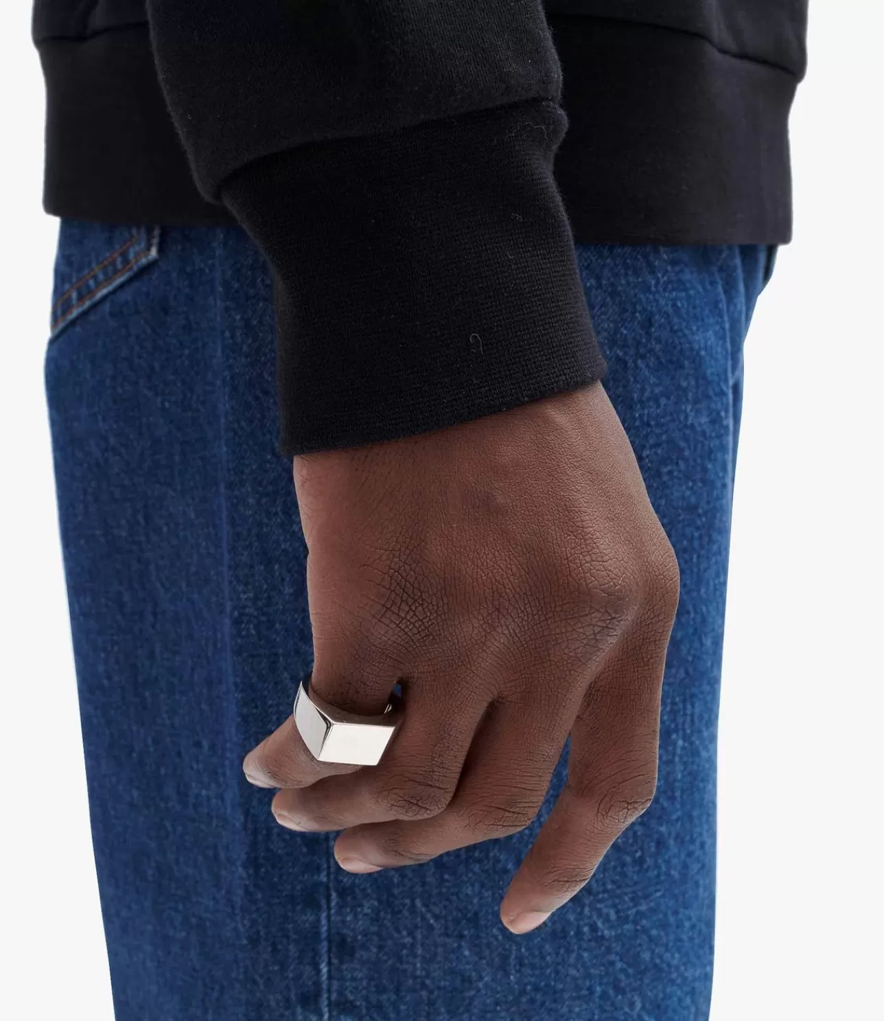 Women A.P.C. Minimal signet ring