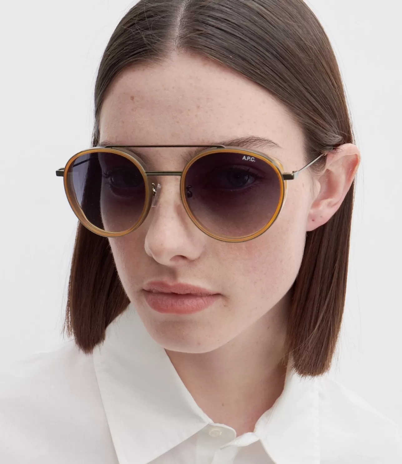 Women A.P.C. Nico sunglasses unisex